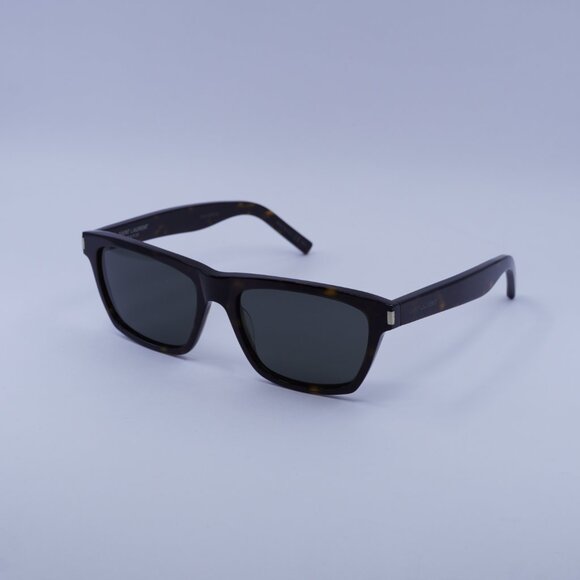 Saint Laurent SL274 002 Sunglasses Dark Havana Rectangle Frame, Grey Lenses - Picture 7 of 10